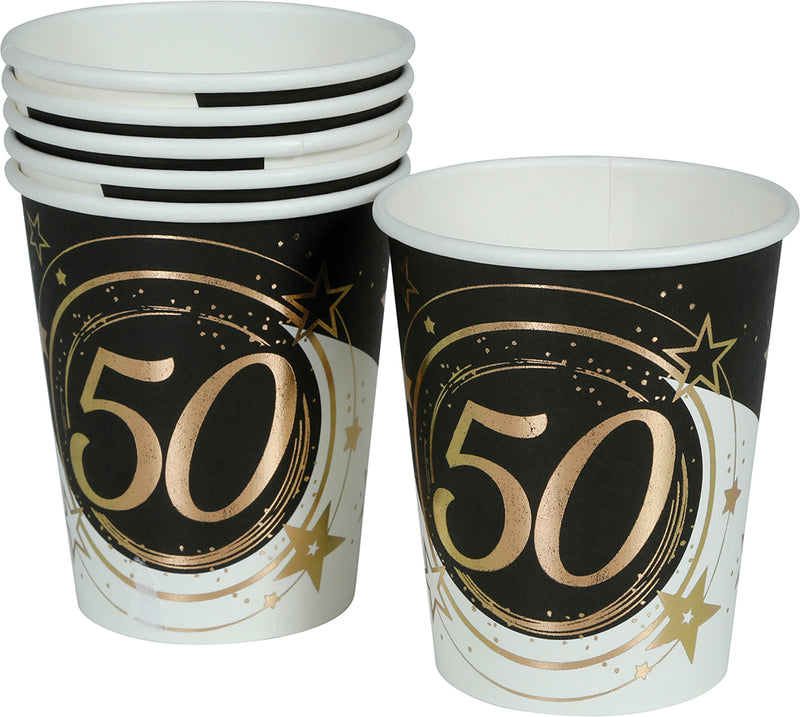 BAG: 6 GLASSES 240 ML, 9 CM