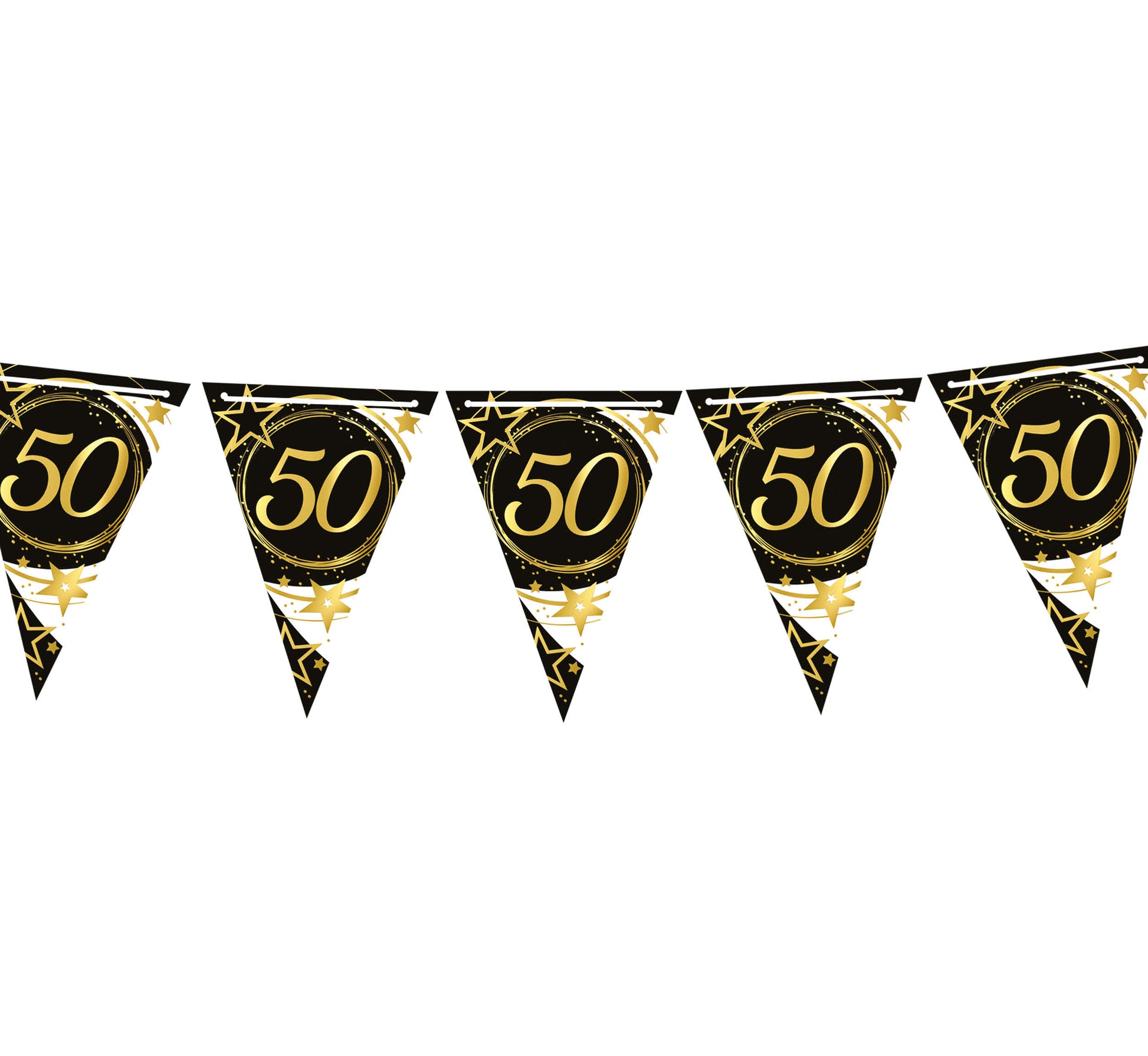 BIRTHDAY PENNANT, 300 CM, 19X27 PAPER