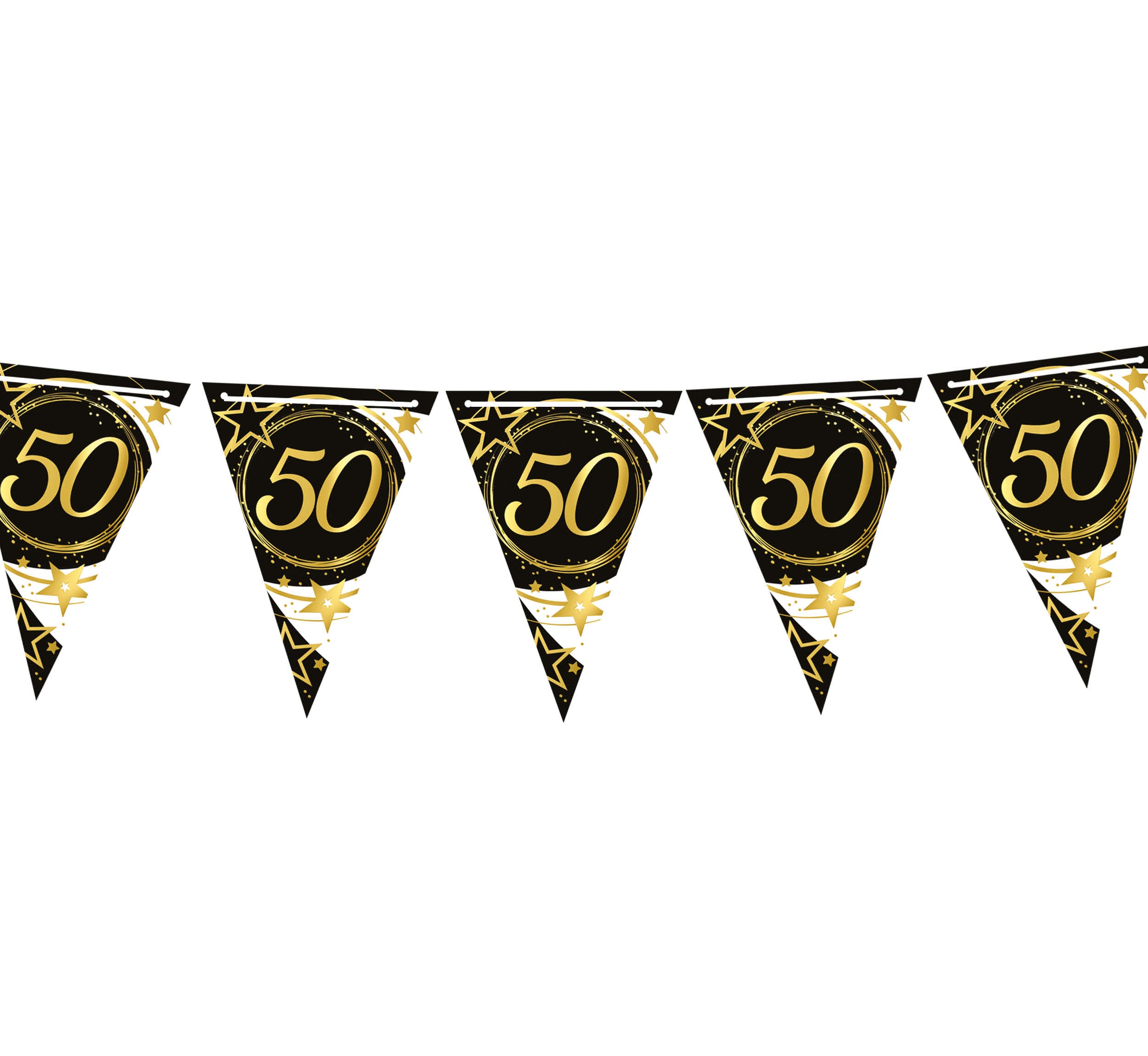 BIRTHDAY PENNANT, 300 CM, 19X27 PAPER