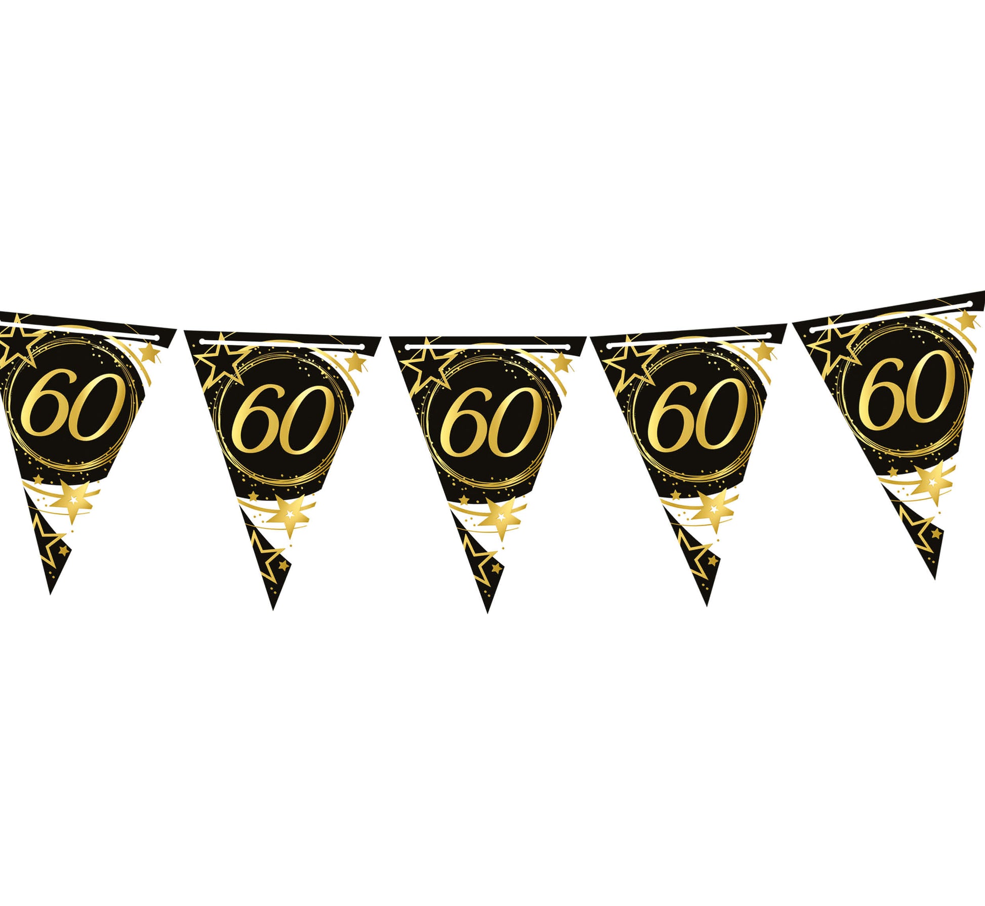BIRTHDAY PENNANT, 300 CM, 19X27 PAPER
