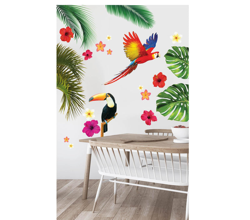 TROPICAL STICKER WALL, 70X80 CMS.