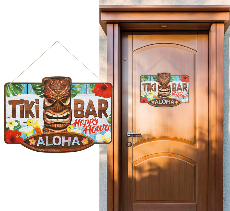 TIKI BAR SIGN, 25X35 CMS.