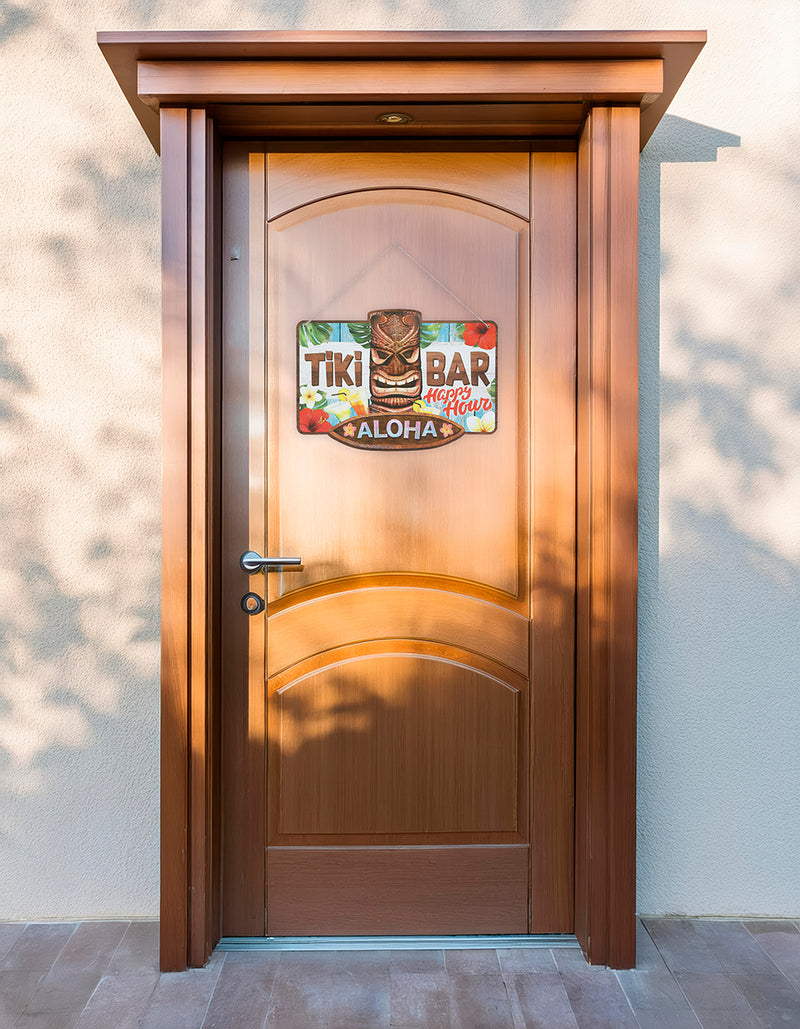 TIKI BAR SIGN, 25X35 CMS.