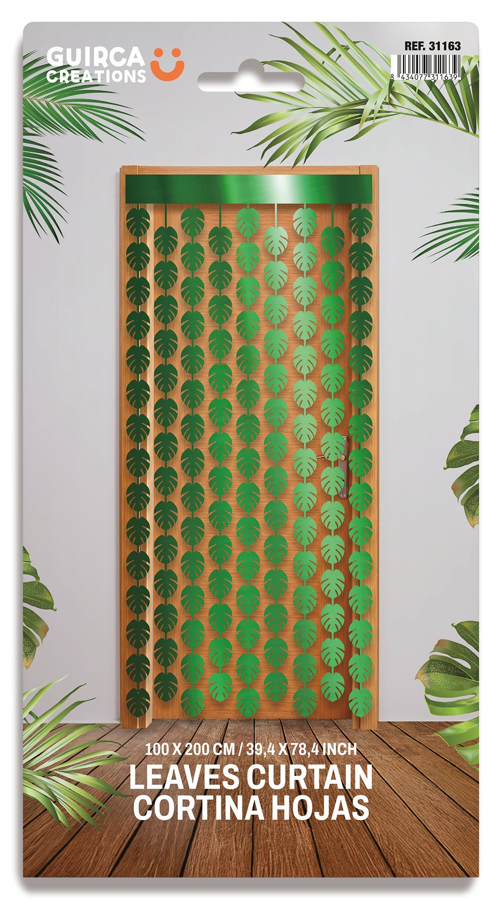 TINSEL CURTAIN, 100X200 CM