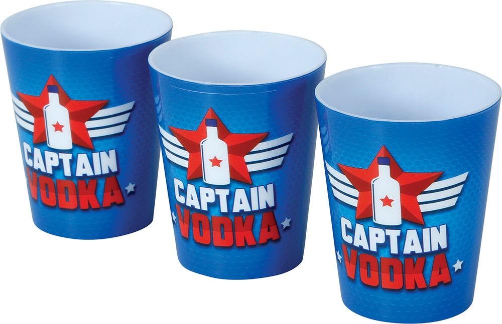 3 SHOT GLASSES 5X6 CM