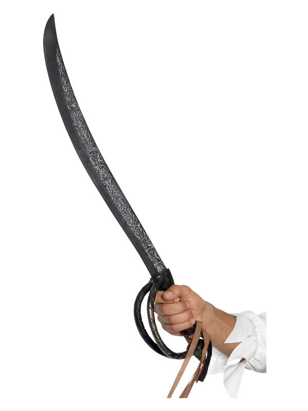 Pirate Sword, 70cm / 28in, Silver - 2