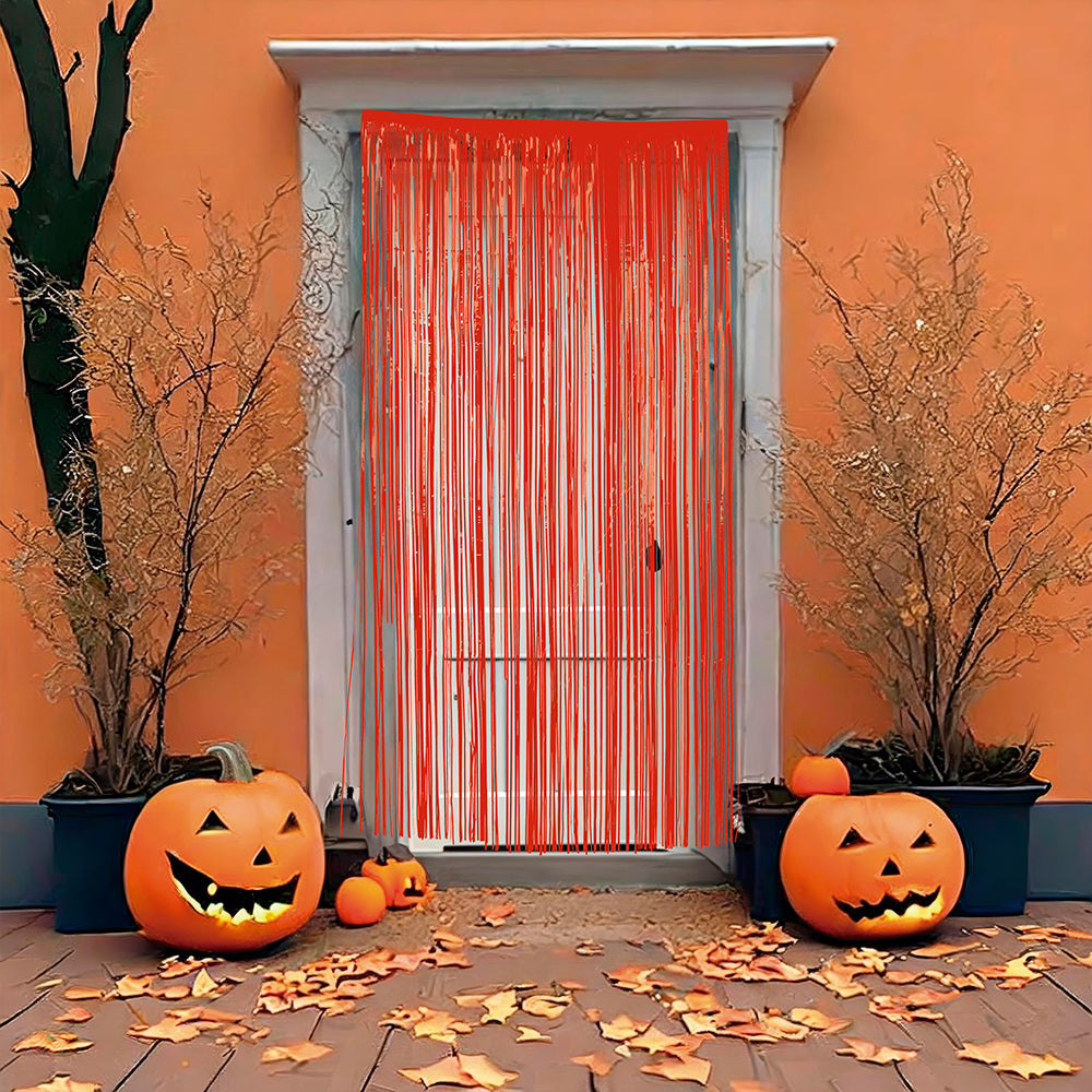 RED DOOR CURTAIN 100X200 CM