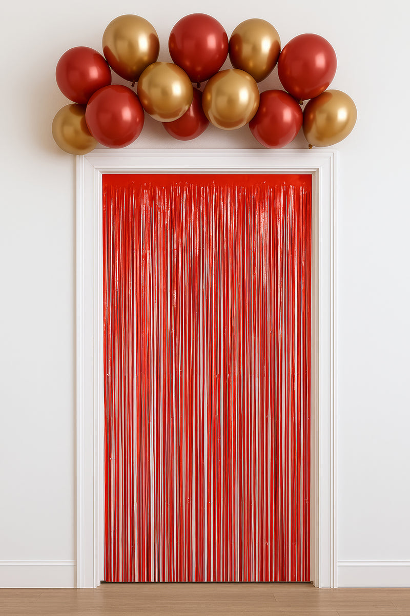RED DOOR CURTAIN 100X200 CM