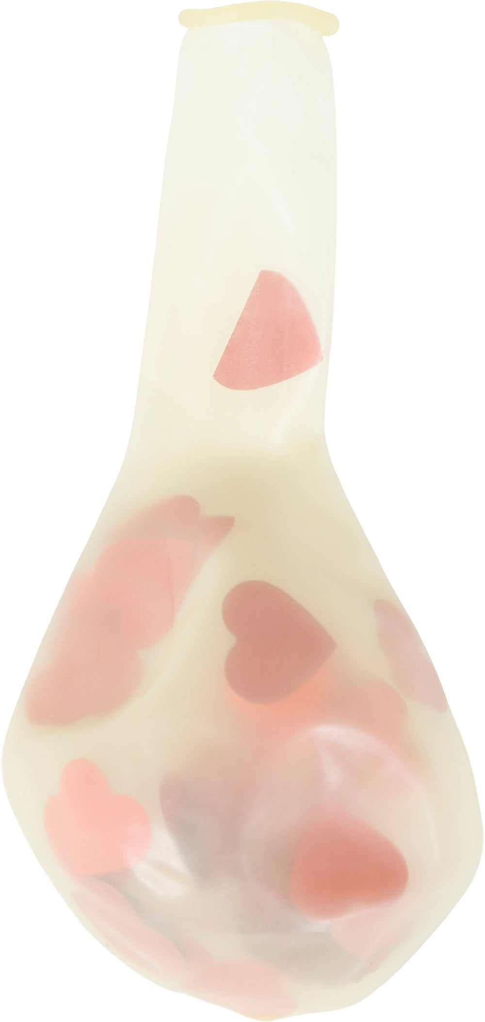 BAG OF 10 BALLOONS WITH HEARTS INSIDE