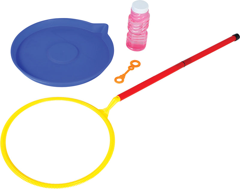 BUBBLE WAND AND TRAY WITH SOAP LIQUID