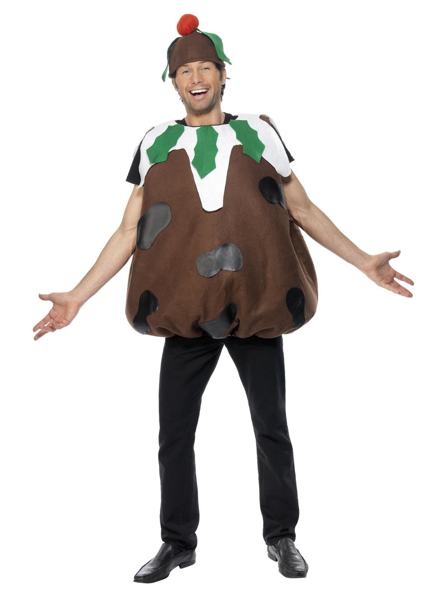 Christmas Pudding Costume, Brown - 1