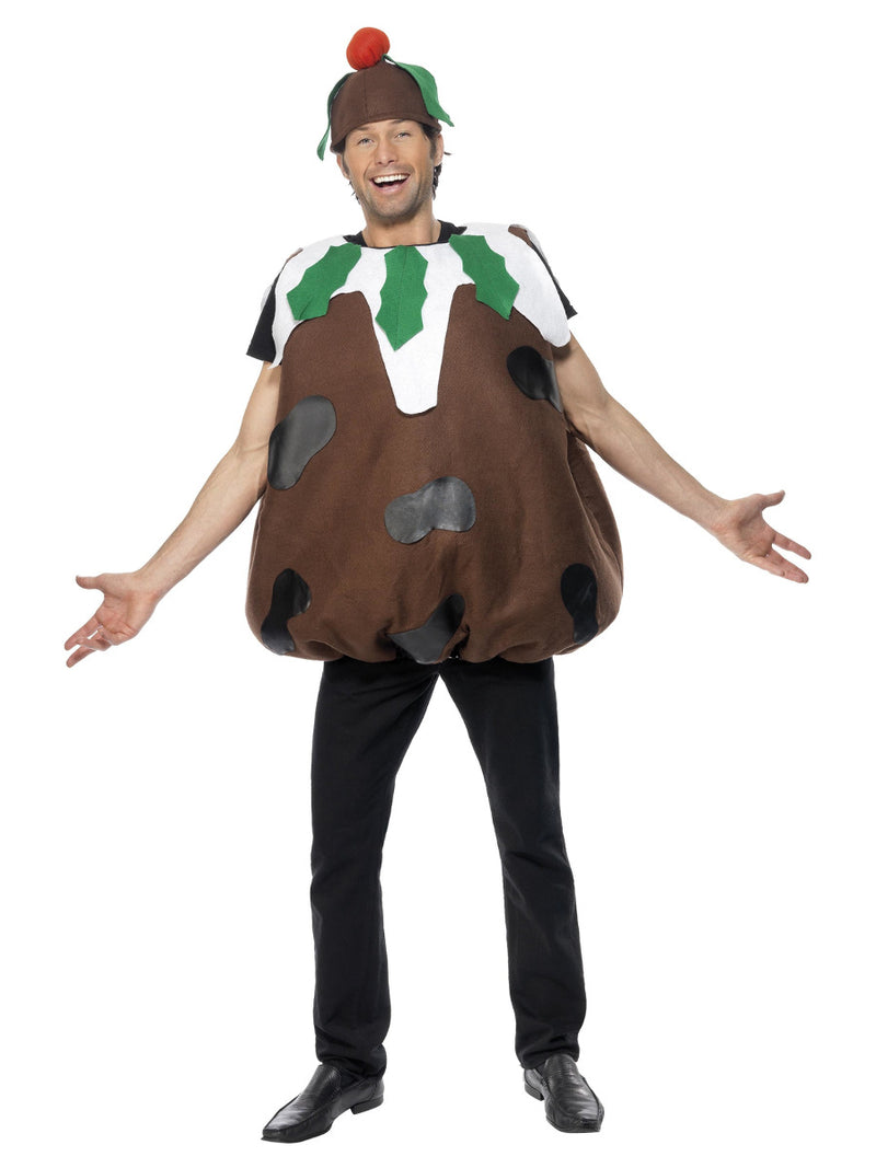 Christmas Pudding Costume, Brown - 1