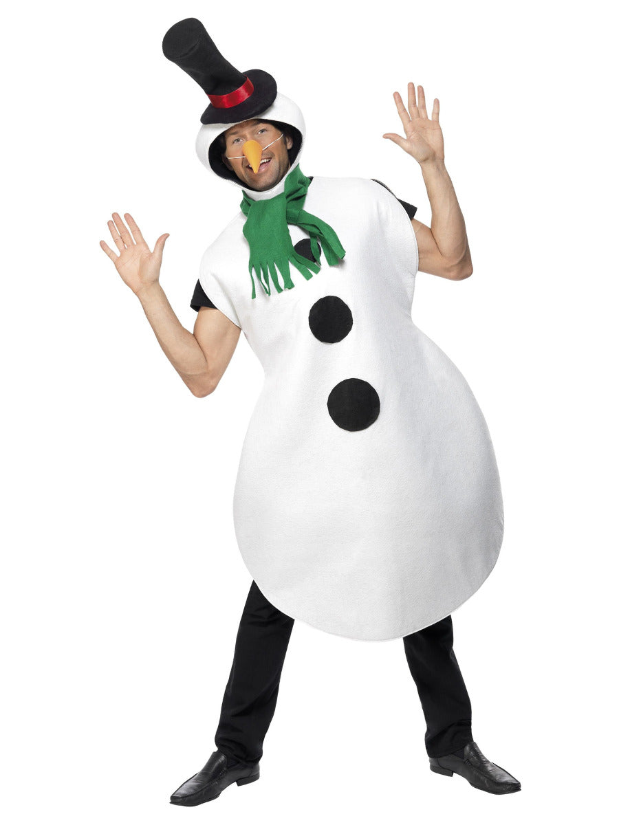 Snowman Costume, White - 1