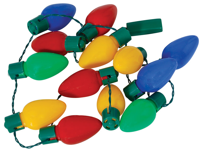 CIRCULAR GARLAND 12 COLORFUL LEDS, BATTERIES