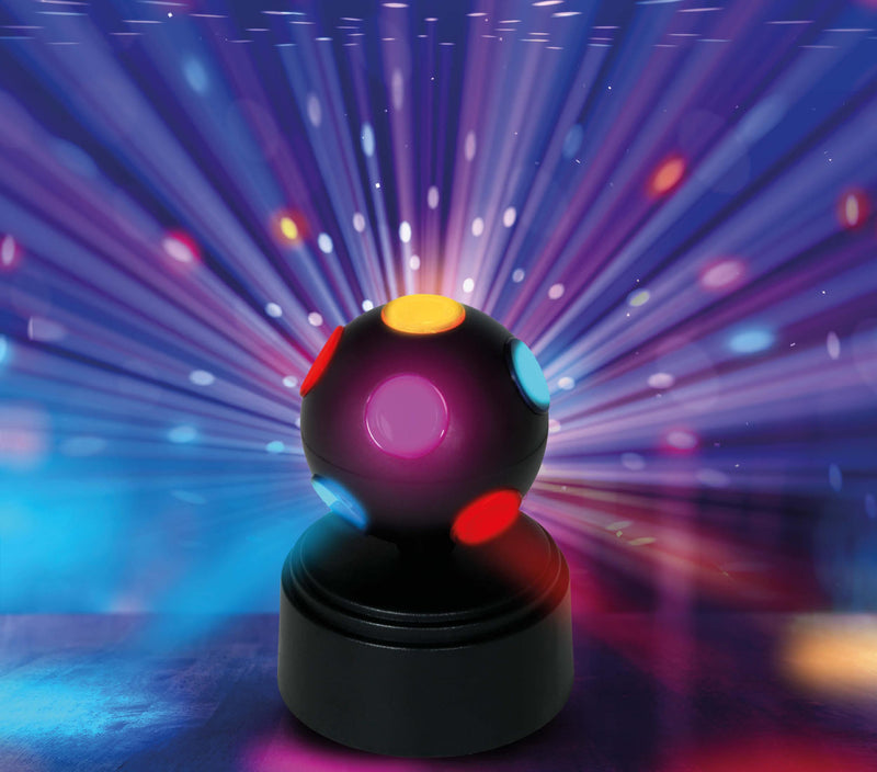 LED DISCO BALL 9X9X12 CM, BATTERIES