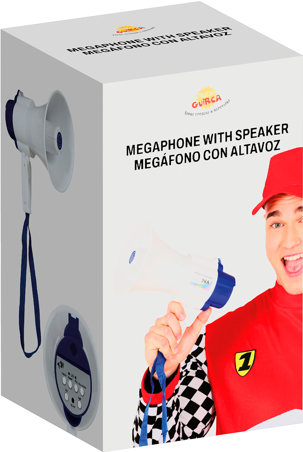 MEGAPHONE WITH SPEAKER 24 CM