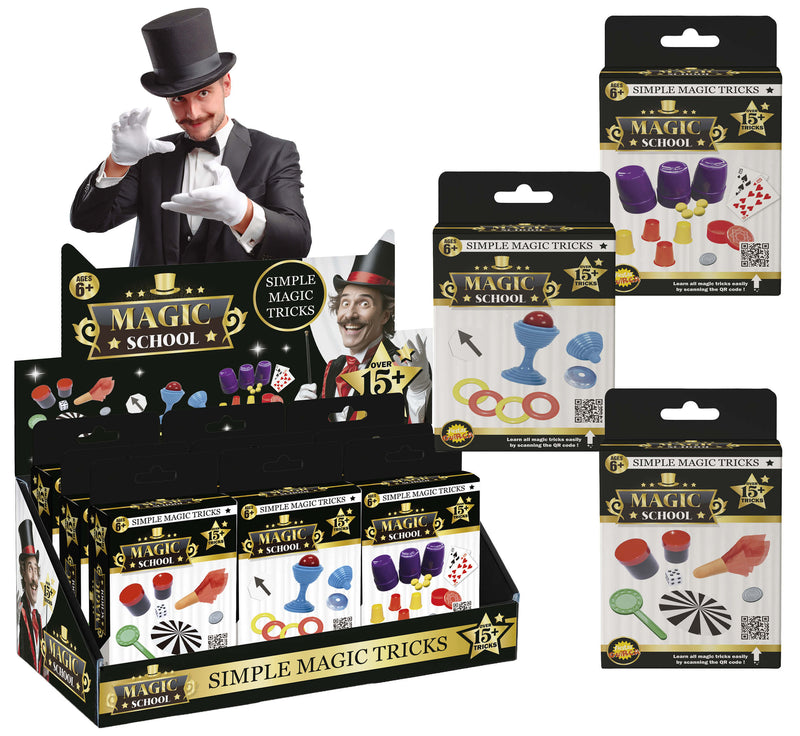 12 PACKS OF MAGIC TRICKS FOR CHILDREN