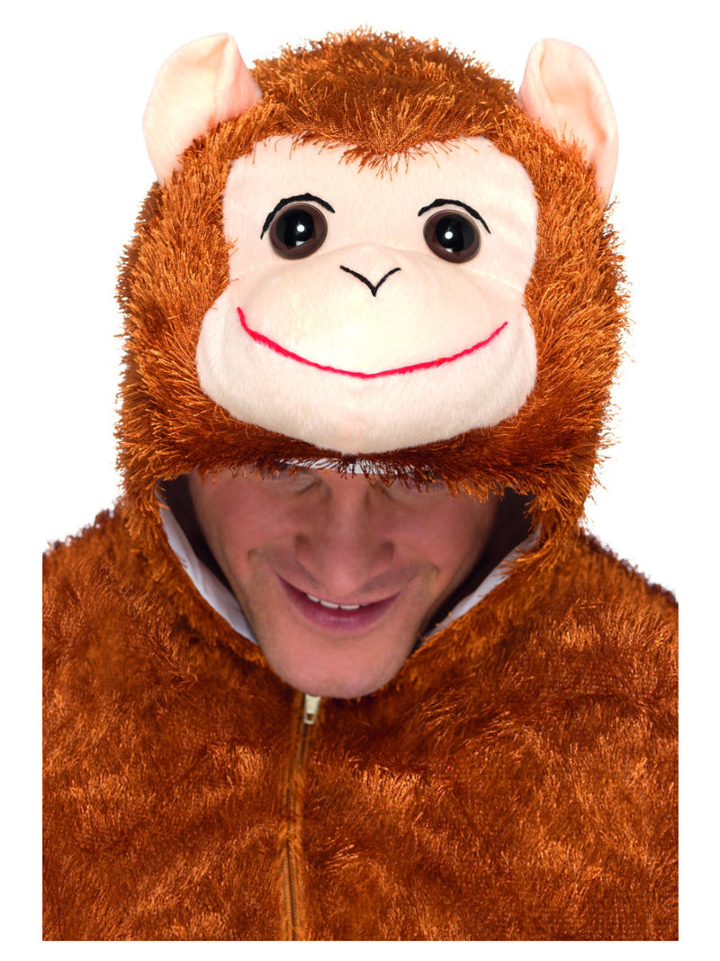 Monkey Costume, Adult, Brown - 3
