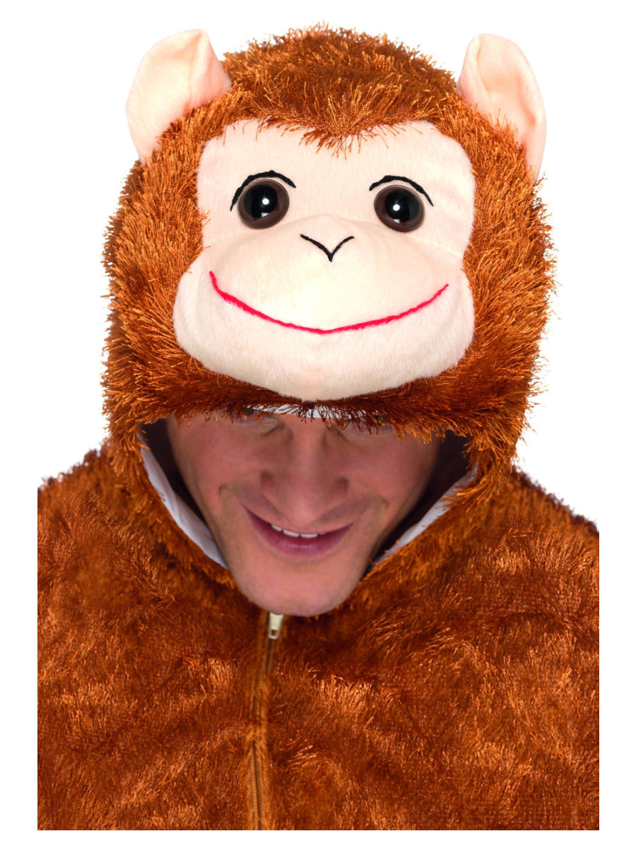 Monkey Costume, Adult, Brown - 3