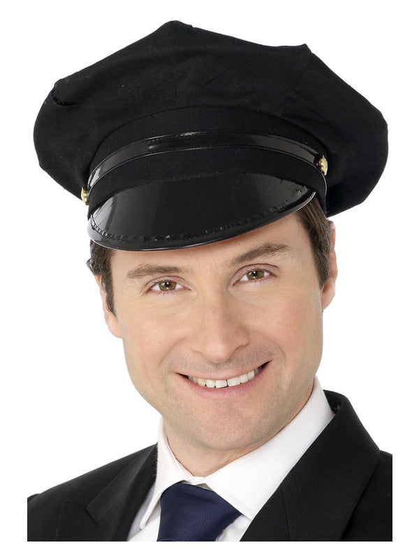 Chauffeur Hat, Black - 2