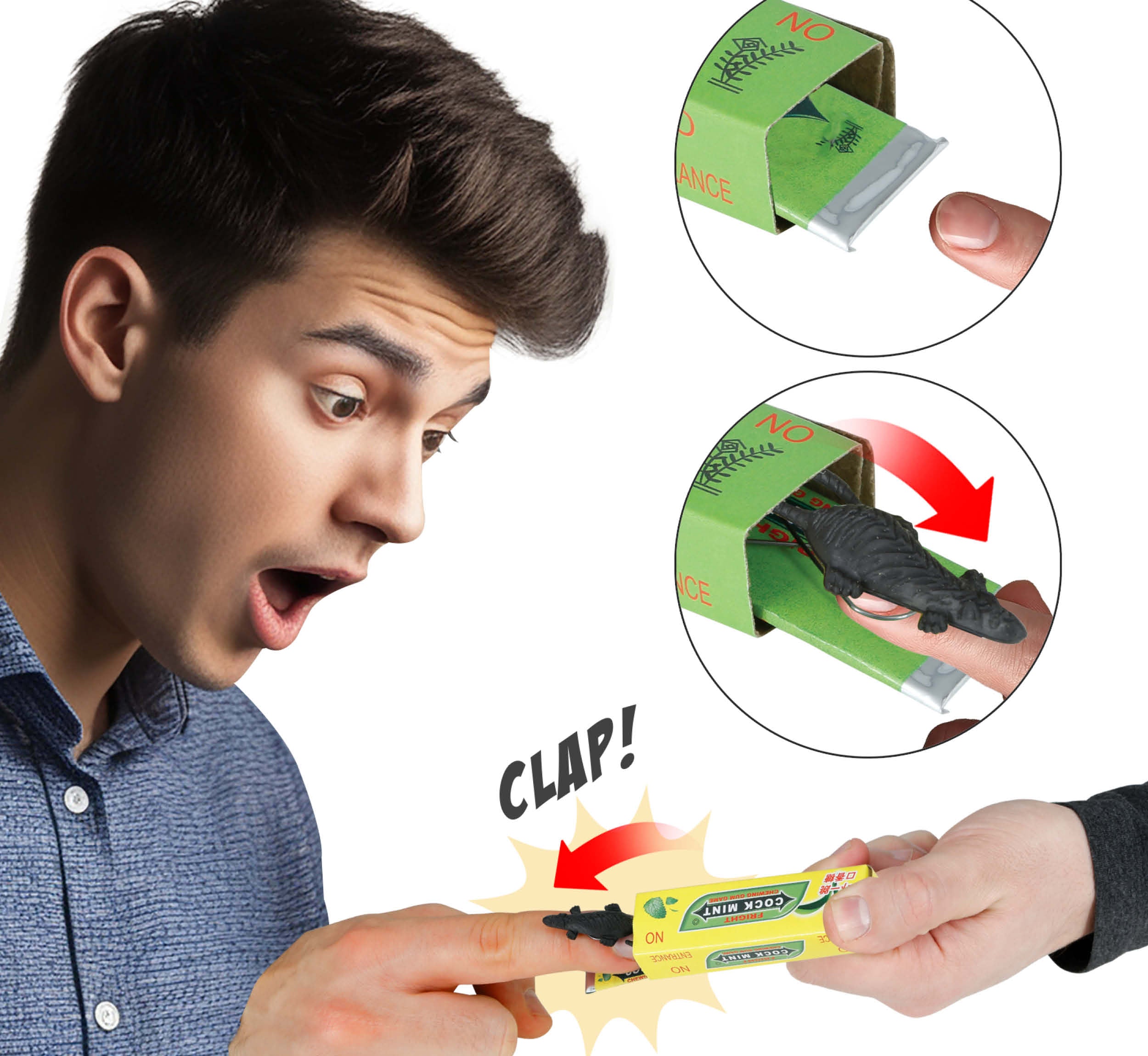 PACK OF GUM WITH CLIP