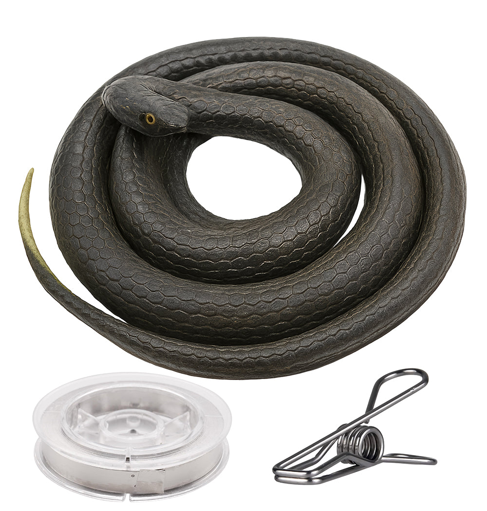 80 CM SNAKE WITH NYLON STRING AND CLIP, ADULT