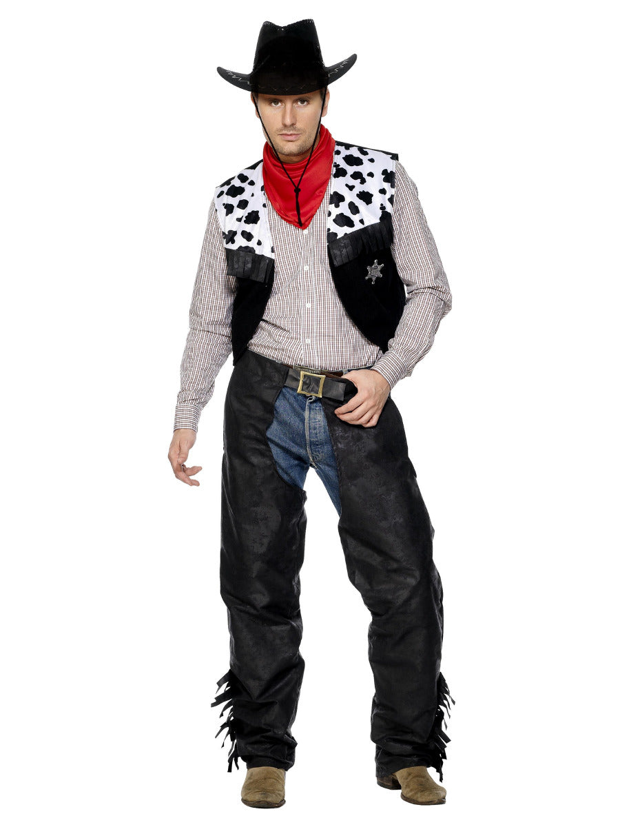 Cowboy Costume, Black - 1