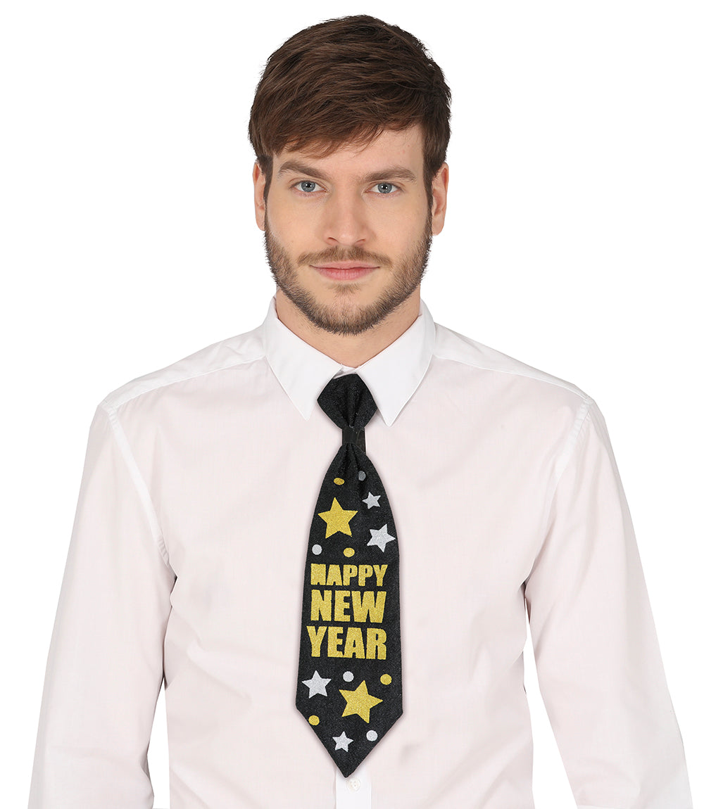 "HAPPY NEW YEAR" TIE 38 CM