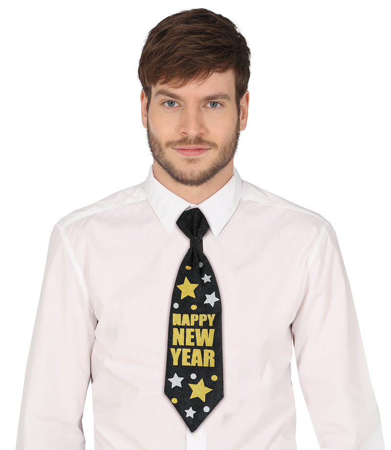 "HAPPY NEW YEAR" TIE 38 CM