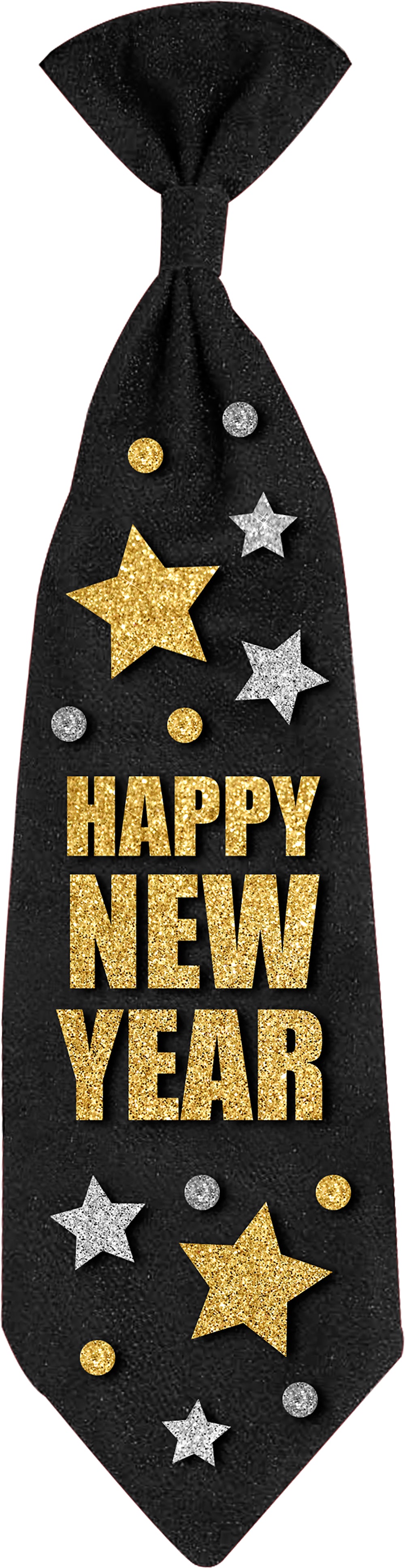 "HAPPY NEW YEAR" TIE 38 CM
