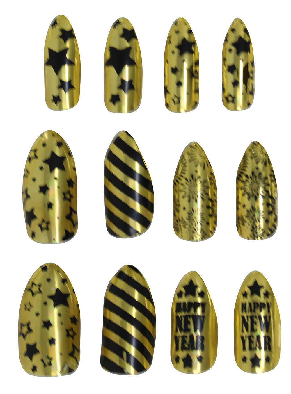 12 NAILS WITH GLUE