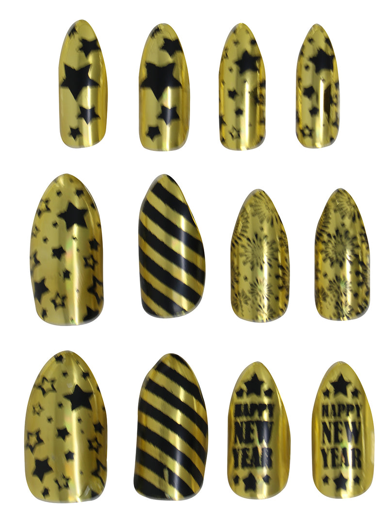 12 NAILS WITH GLUE