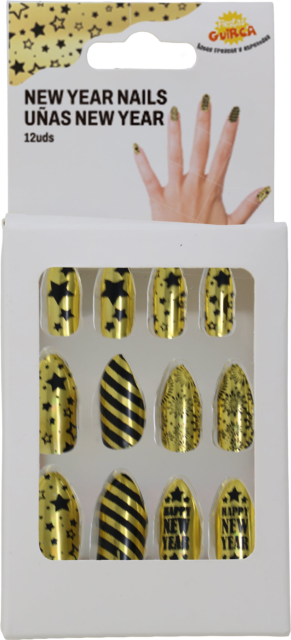 12 NAILS WITH GLUE