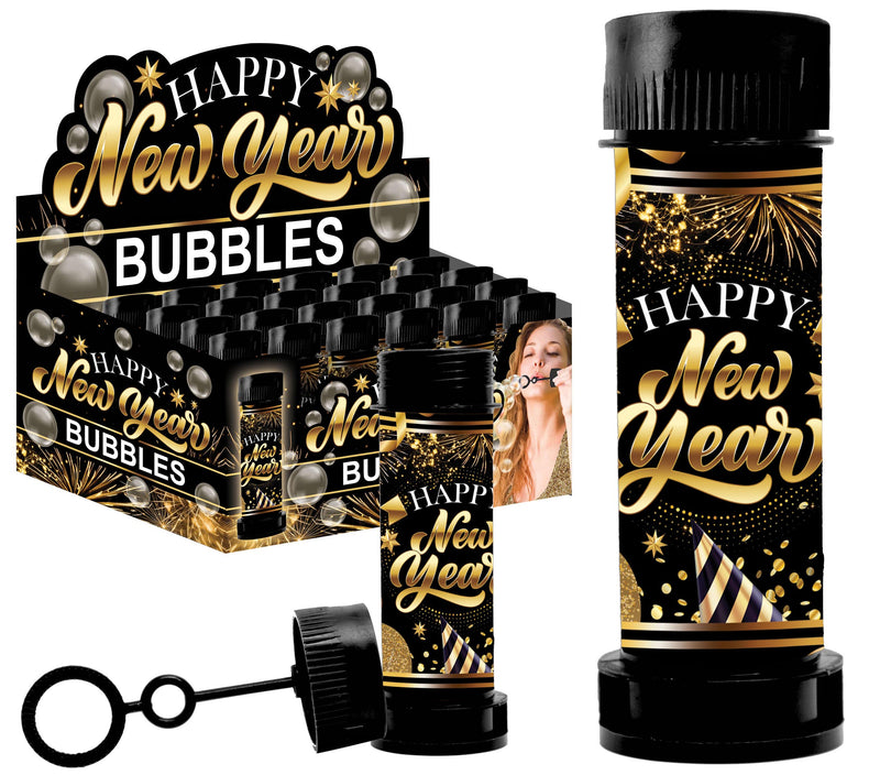 BOX OF 24 BUBBLE JARS, 14 CM