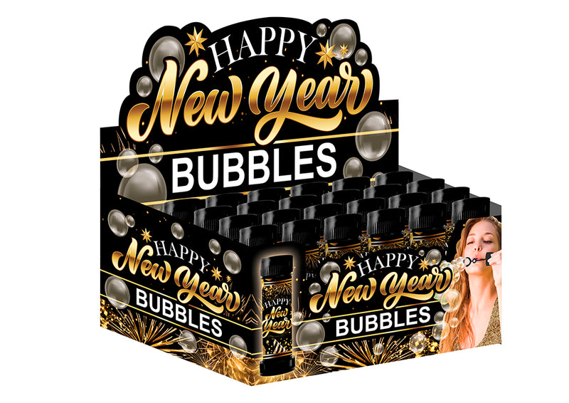 BOX OF 24 BUBBLE JARS, 14 CM