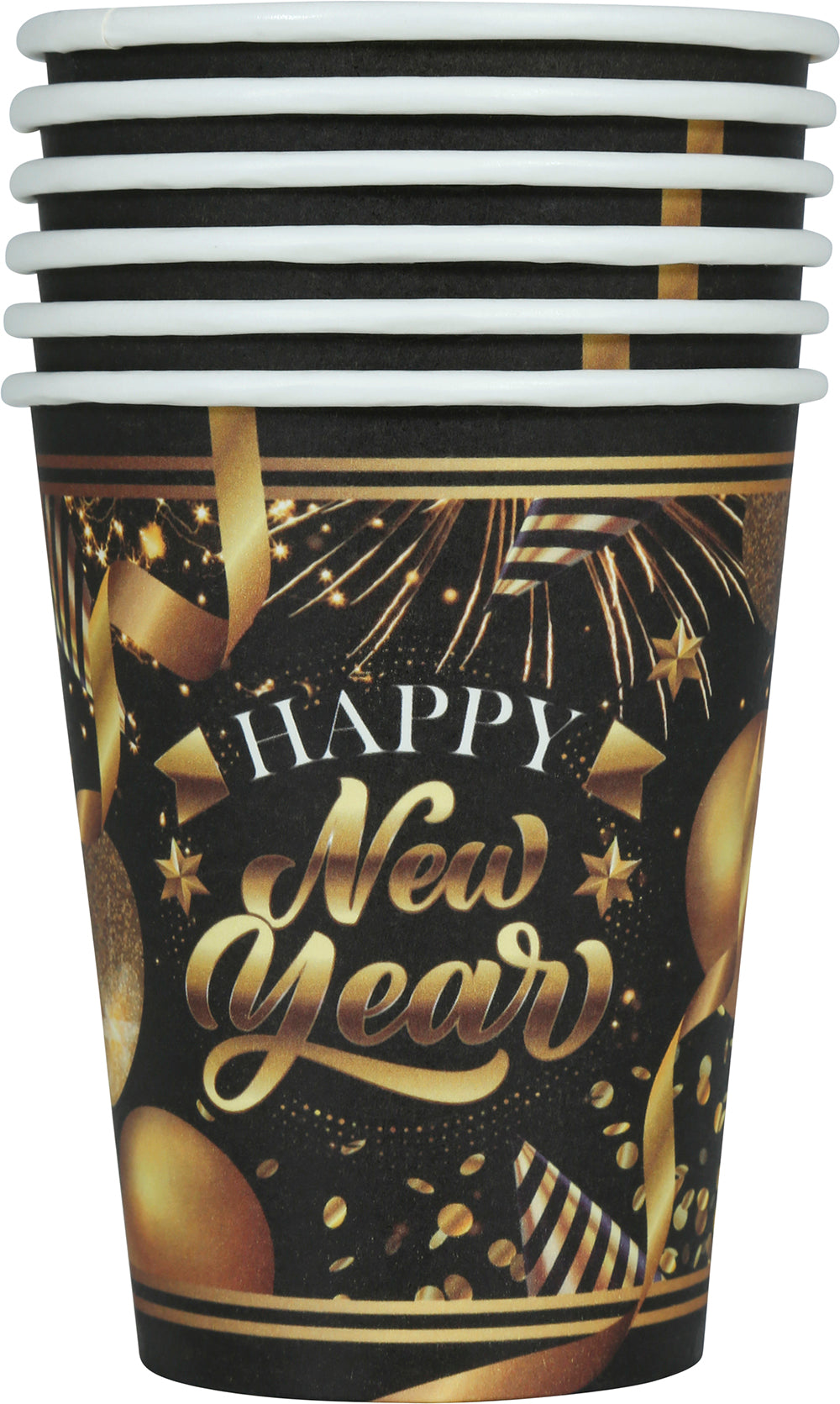 BAG: 6 GLASSES 240 ML, 9 CM