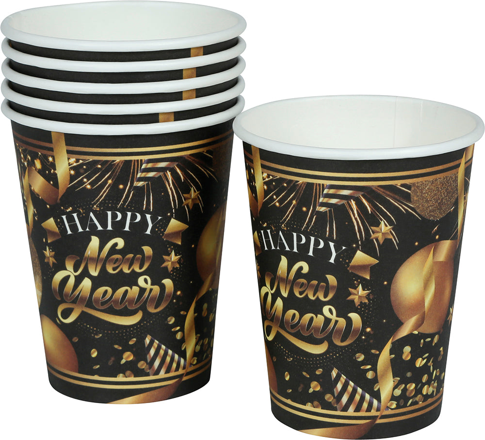 BAG: 6 GLASSES 240 ML, 9 CM