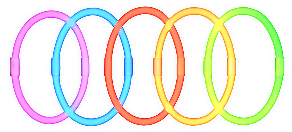 NEON LIGHT BRACELETS 50 PZ