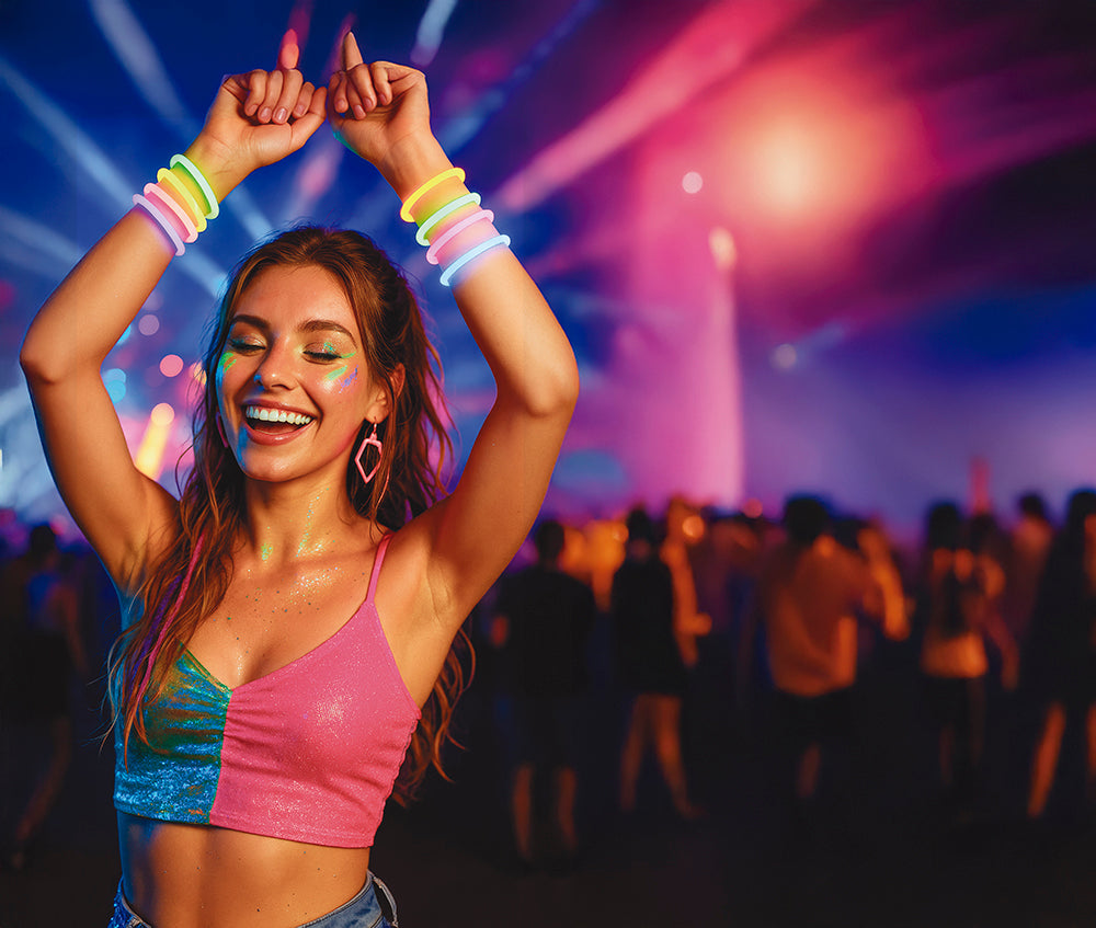 NEON LIGHT BRACELETS 50 PZ