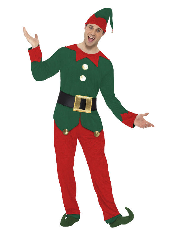 Elf Costume, Red & Green - 2