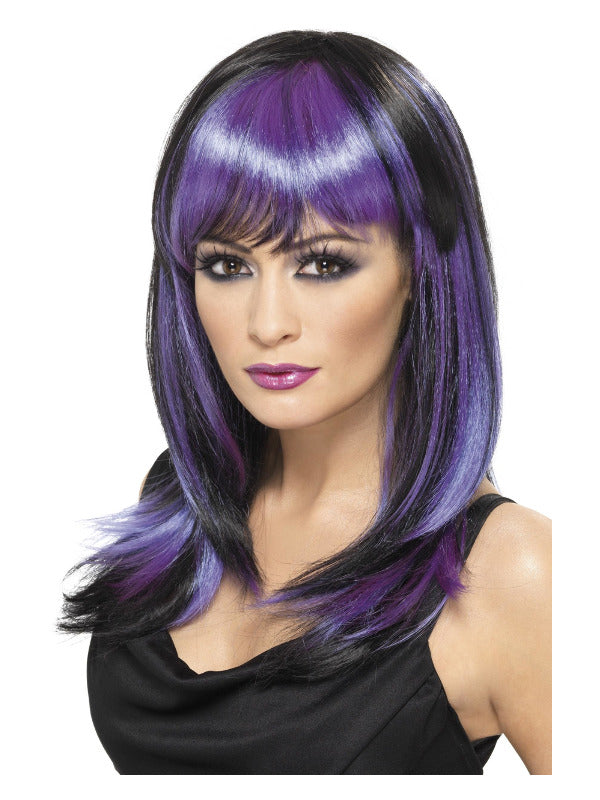 Glamour Witch Wig, Black - 2