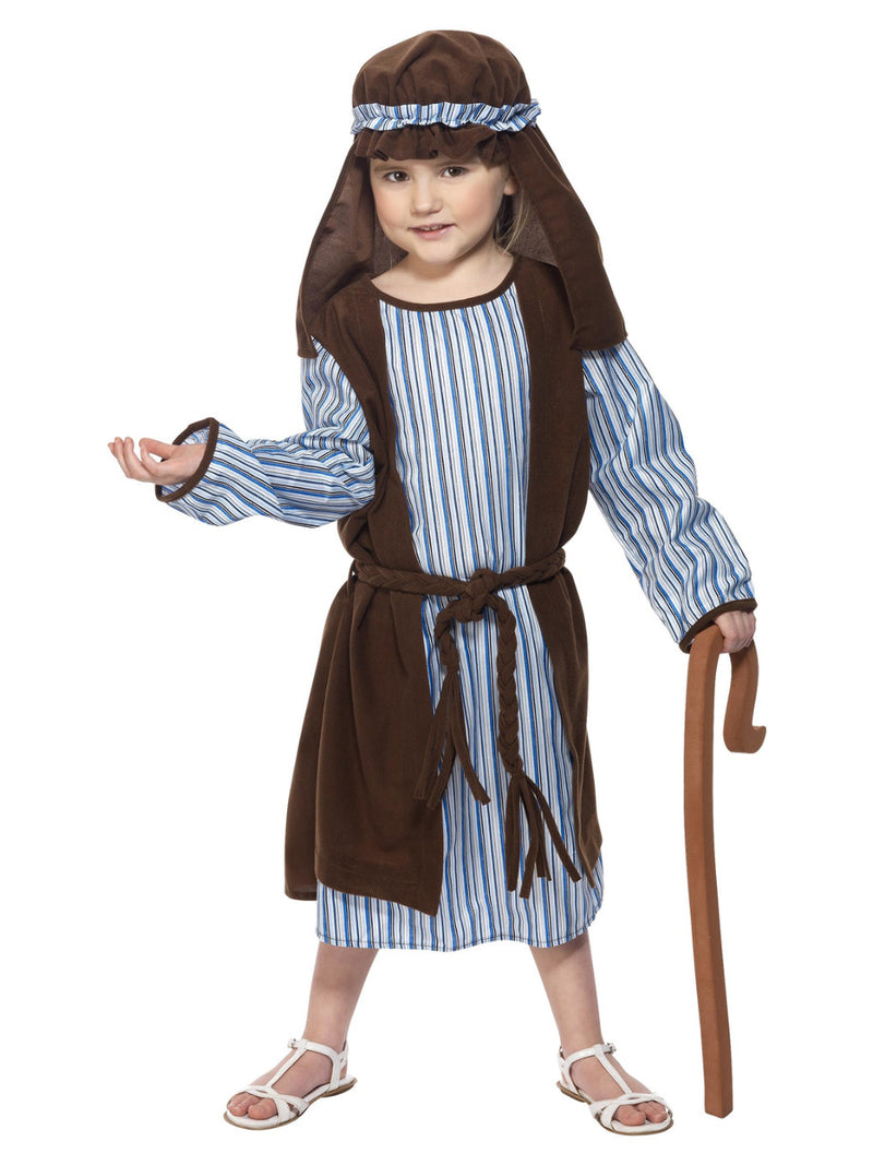 Shepherd Costume, Blue & Brown - 5