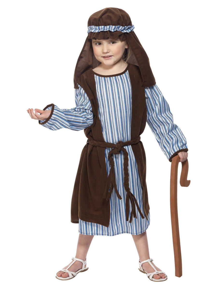 Shepherd Costume, Blue & Brown - 5