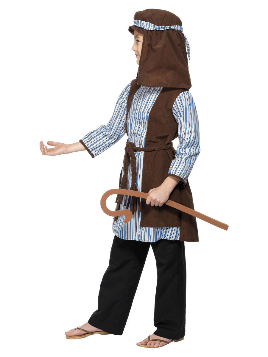 Shepherd Costume, Blue & Brown - 4