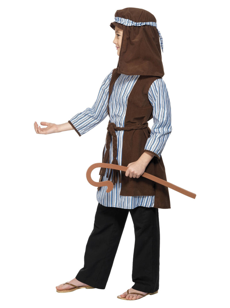 Shepherd Costume, Blue & Brown - 4