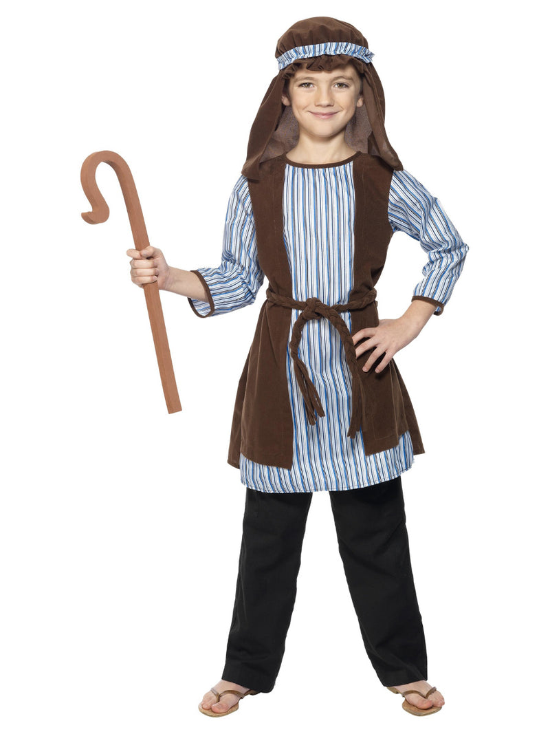 Shepherd Costume, Blue & Brown - 1