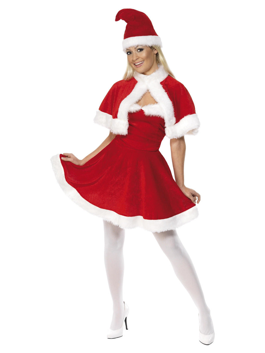 Miss Santa Costume, Red - 1
