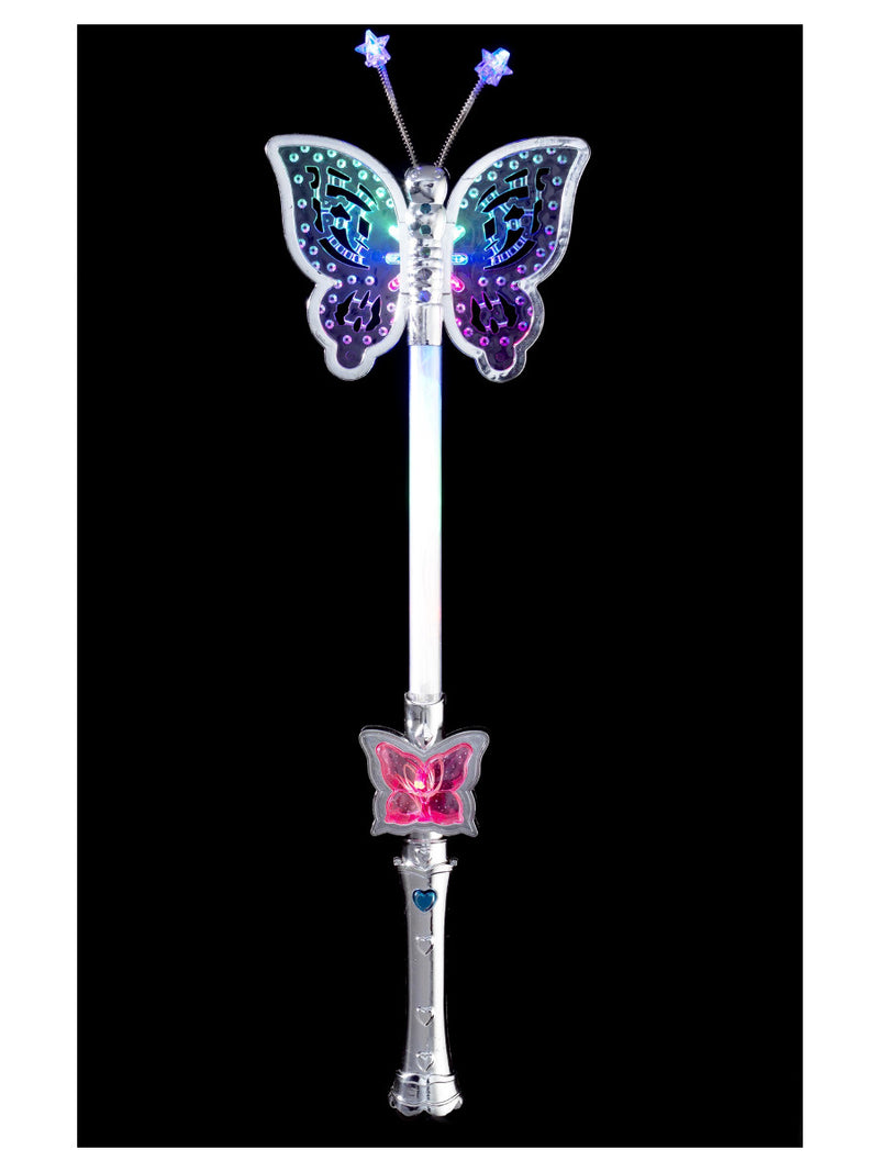 Butterfly Wand, Silver - 1