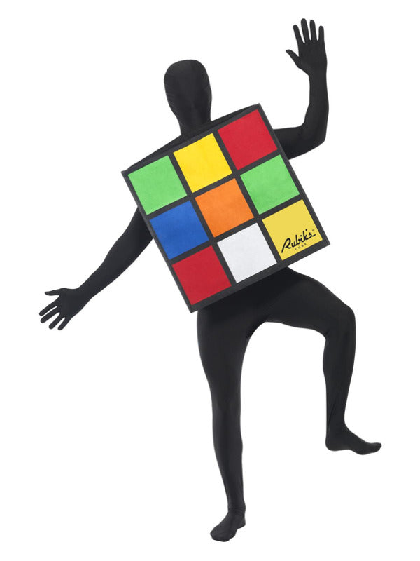 Rubik's Cube Unisex Costume, Multi-Coloured - 2