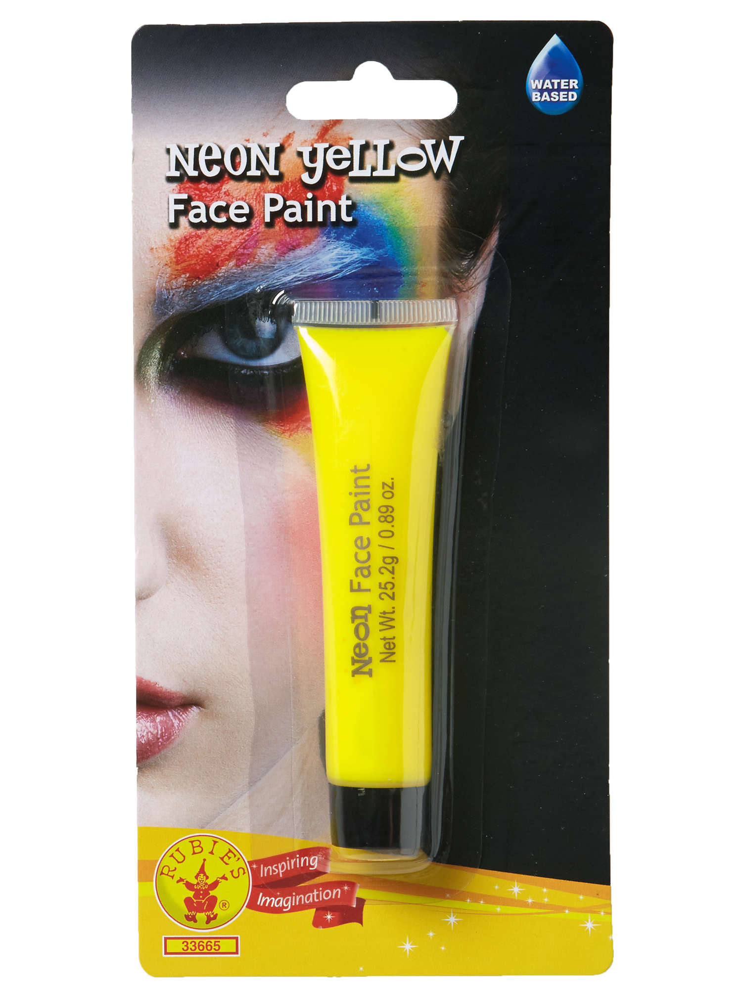 NEON YELLOW FACE PAINT